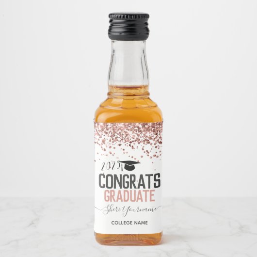 グリッターガーリー卒業党Any Year リキュールボトルラベル (正面)