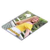 グリッターガールズアランナスパイラルフォトノートブック ノートブック (左側)