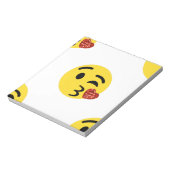 グリッターキス絵文字 ノートパッド (回転)