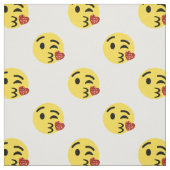 グリッターキス絵文字 ファブリック (見本)