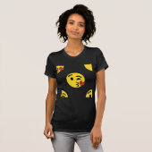 グリッターキス絵文字 Tシャツ (正面フル)