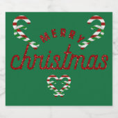 グリッターキャンディーキャン ビールラベル (シングルラベル)