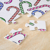 グリッターキャンディーケーン模様 ジグソーパズル (側面)