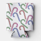 グリッターキャンディーケーン模様 缶クーラー (正面)