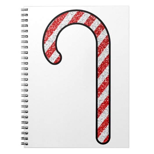 グリッターキャンディーケーン ノートブック (正面)