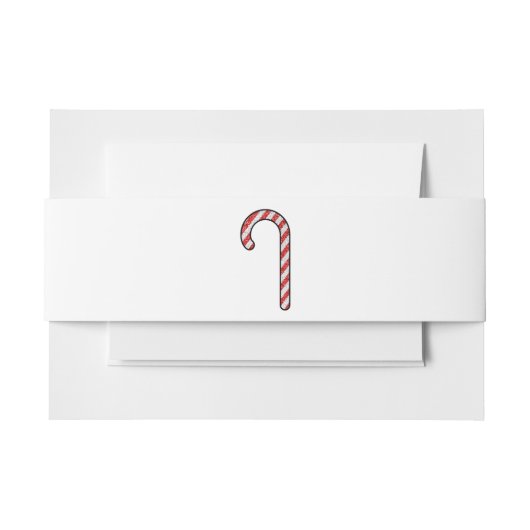 グリッターキャンディーケーン 招待状ベリーバンド (正面例)