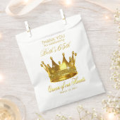 グリッタークイーンの我々のハート65誕生日クラウン フェイバーバッグ (クリップ留めされた状態)