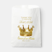 グリッタークイーンの我々のハート65誕生日クラウン フェイバーバッグ (正面)