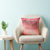 グリッタークイーングリッタースパガーリーークルズシナモンレッド クッション (椅子)