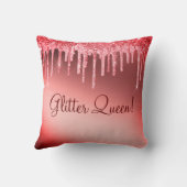 グリッタークイーングリッタースパガーリーークルズシナモンレッド クッション (裏面)