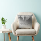 グリッタークイーンゴージャス金ゴールド輝ガーリーく輝く クッション (椅子)