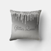 グリッタークイーンゴージャス金ゴールド輝ガーリーく輝く クッション (裏面)
