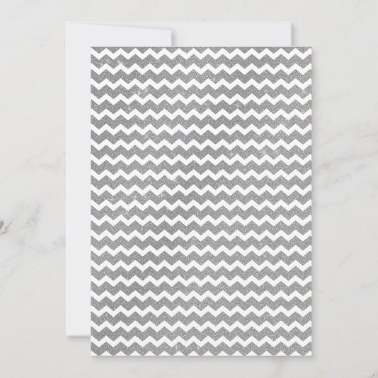 グリッタークラウンプリンセスベビーシャワーの侵入 招待状 (裏面)