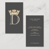 グリッタークラウンモフェイクノグラム 名刺 (正面/裏面)