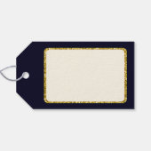 グリッタークリスマスキャンドル ギフトタグ (裏面横)