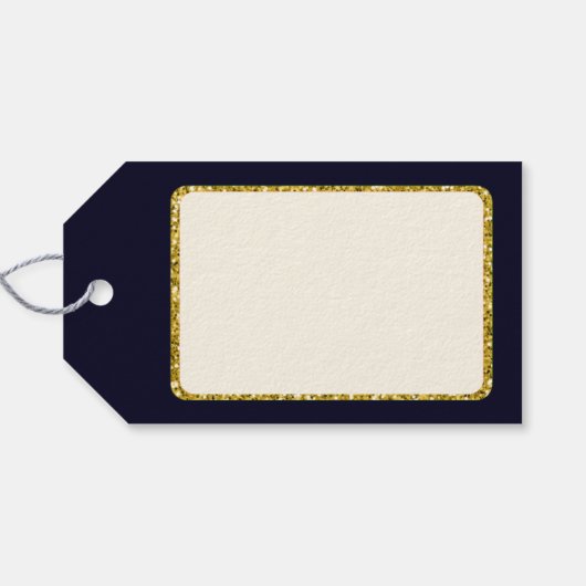 グリッタークリスマスキャンドル ギフトタグ (裏面横)