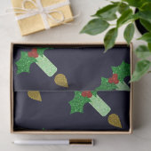 グリッタークリスマスキャンドル 薄葉紙 (ギフト)