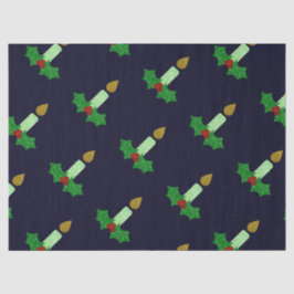 グリッタークリスマスキャンドル 薄葉紙