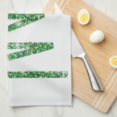 グリッタークリスマスツリー キッチンタオル (四つ折り)