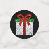 グリッタークリスマスプレゼント コンフェッティ (スモール正面)