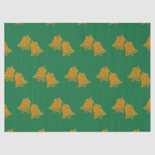 グリッタークリスマスベル 薄葉紙 (正面)