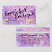 グリッタークレジットカードスタイル名刺 名刺 (正面/裏面)