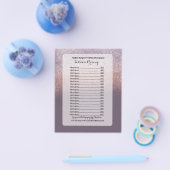 グリッターグラデーションの写真結婚セッション価格 チラシ (シングル)