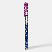 グリッターグラデーションパープルブルー Case-Mate iPhoneケース (裏面 / 左)