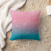 グリッターグラデーションピンク クッション (ブランケット)