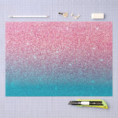 グリッターグラデーションピンク 薄葉紙 (クラフト)