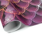 グリッターグラデーションマーメイドはかりで測 ラッピングペーパー (ロールコーナー)