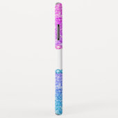 グリッターグラデーション&ダイヤモンドガーリーデザイン Case-Mate iPhoneケース (裏面/右)