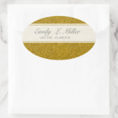 グリッターグラマー 楕円形シール (バッグ)