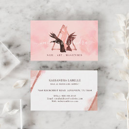 グリッターグラムエレガントネイルアートハンズマニキュアサロン 名刺