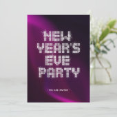 グリッターグラムニューイヤーズイブパーティの招待状 招待状 (スタンド正面)