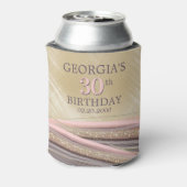 グリッターグラムバラ金ゴールド誕生日 缶クーラー (缶裏面)