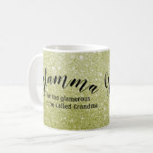 グリッターグラムマモン コーヒーマグカップ (正面左)