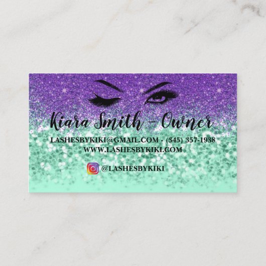 グリッターグラム名刺 名刺 (裏面)