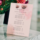 グリッターグラム美しいメイクアップアーティストサービス一覧 台座サイン