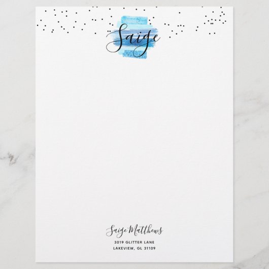 グリッターグラム レターヘッド (正面)