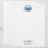 グリッターグラム レターヘッド (正面/裏面)