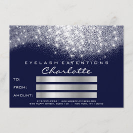 グリッターグレーシルバーブルーネイビー証明書ギフト