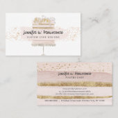 グリッターケーキフローラベーカリーパティスリー 名刺 (正面/裏面)