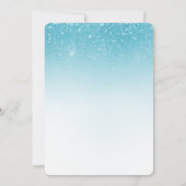 グリッターコンフェッティ 20周年 結婚記念日 招待状 (裏面)