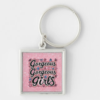 グリッターゴージャスな女の子ドードル キーホルダー