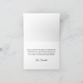 グリッターゴールドフォイル90誕生祝い サンキューカード (内部)