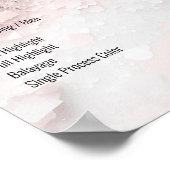 グリッターサロン価格表ポスター ポスター (角)