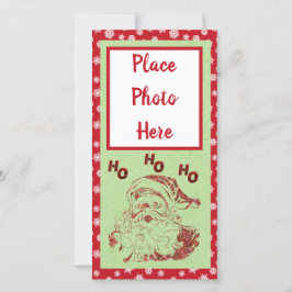 グリッターサンタクリスマスフラットカード シーズンカード