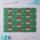 グリッターサンタハット 薄葉紙 (クラフト)