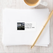 グリッターシカゴスカイライン文字シカゴ ラベル (インサイチュ)